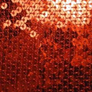    Hologram Stretch Sequins Mesh Fabric Red Flat: Home & Kitchen