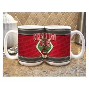 Cincinnati Reds Coffee Mug   Felt Style