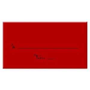  Single Red Daisy Place Cards
