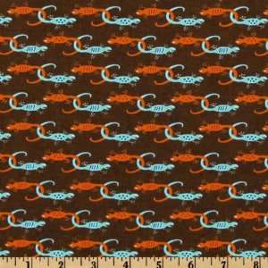   Silly Salamanders Dirt Brown Fabric By The Yard: Arts, Crafts & Sewing
