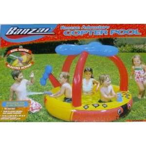  Banzai rescue Adventure Copter Pool Toy: Toys & Games