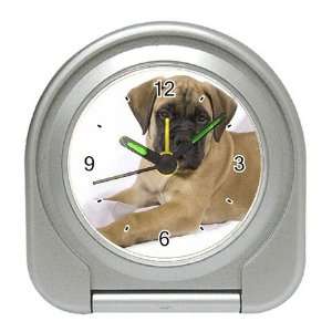  bullmastiff Puppy Dog 4 Travel Alarm Clock JJ0679 