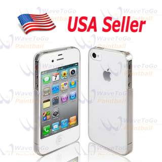 Ultra Thin Crystal Clear Snap on Hard Case Cover For iPhone 4 G 4S 