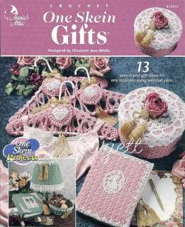 One Skein Gifts, Annies worsted crochet patterns OOP  