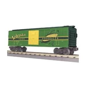  30 74076 O MTH RailKing Nebraska Corn Products Box Car Toys & Games