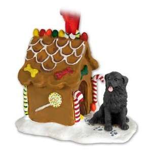    Newfoundland Ginger Bread Dog House Ornament: Home & Kitchen