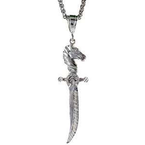   70 mm) Diamond Cut Sword Pendant (NO Chain Included): Everything Else