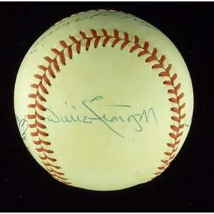  Autographed Willie Stargell Ball   +6 Hall Of Famers Psa 