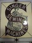 singer sewing machines company stained glass window dealer advertising 