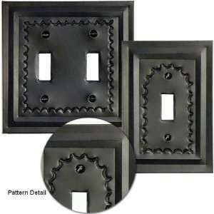   Dome Pattern Flat Switch Plate, 21 Configurations