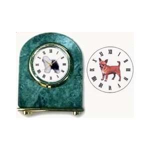 Chihuahua Marble Arch Clock, 2.5 Inches Tall 
