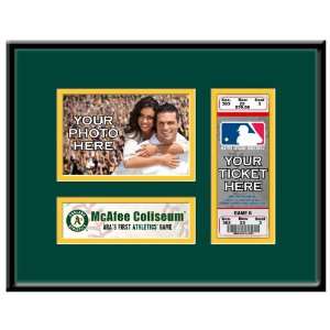  Oakland Athletics Personalized First Game Ticket Frame 