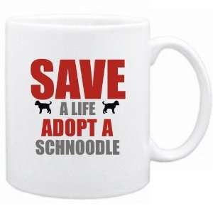  New  Save A Life , Adopt A Schnoodle  Mug Dog: Home 