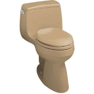 Santa Rosa Compact Elongated Toilet in Mexican Sand with Seat, Cover 