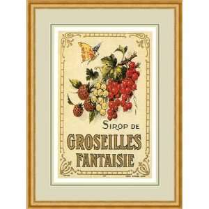  Sirop de Groseilles Fantaisie by Unknown   Framed 