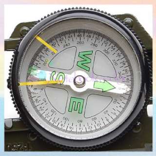 New Lensatic Sight Camping Navigation Magnetic Compass  