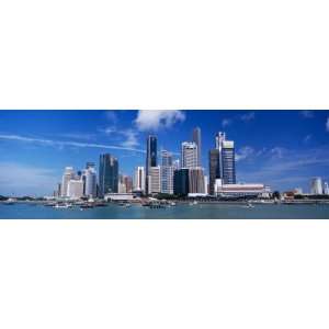  Buildings at the Waterfront, Singapore by Panoramic Images 
