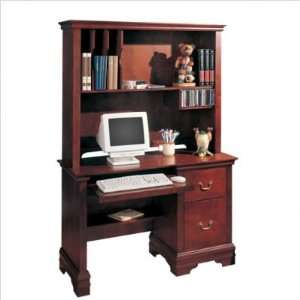  Wildon Home 3882 / 3883 Woodrow Desk with Hutch in Cherry: Furniture