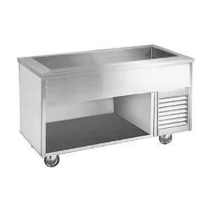   Pan Size Open Base Cold Food Table   14G SCA 2S: Home & Kitchen