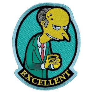  Simpsons   Burns Excellent Patch Arts, Crafts & Sewing
