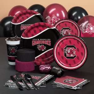   Gamecocks College Deluxe Party Kit (16 guests) 207479: Toys & Games