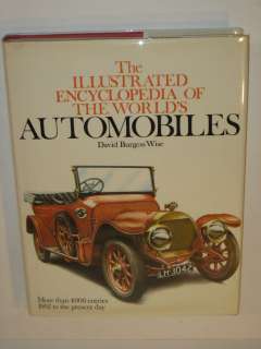 Wise ILLUSTRATED ENCYCLOPEDIA OF WORLDS AUTOMOBILES DJ  