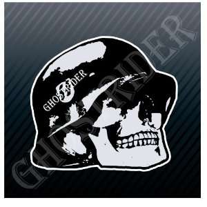  Skull German Soldier Army Forces Helmet Black Car Trucks 