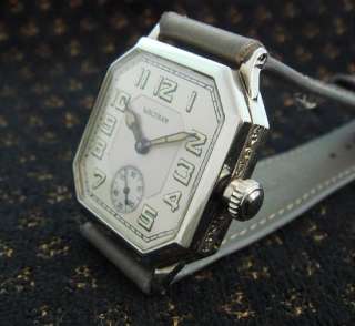 BEAUTIFUL 1925 Art Deco Waltham Wristwatch   SERVICED  