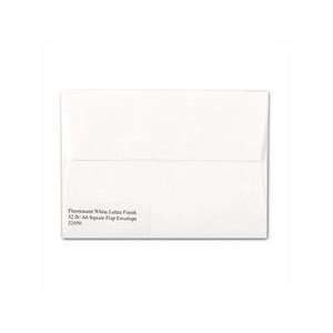   Fluorescent White 32 lb. A6 Square Flap Envelopes