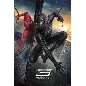  Spider Man 3 Black Spider Man Movie Poster
