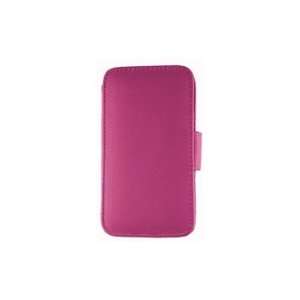  Hot Pink Side Flip Leather Case for iPhone 3G / 3GS 