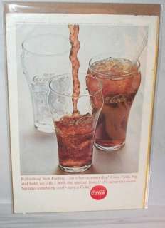 Coca Cola Vintage 1963 Coke Ad magazine advertisement  