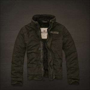 Hollister Mens Old Town Sherpa Lining Jacket  
