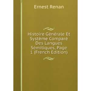 Histoire GÃ©nÃ©rale Et SystÃ¨me ComparÃ© Des Langues SÃ 