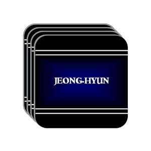  Personal Name Gift   JEONG HYUN Set of 4 Mini Mousepad 