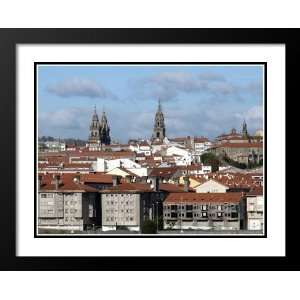  Santiago de Compostela Large 20x23 Framed and Double 
