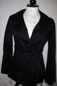 NWT Womens Grass Collection Black Jacket Size Small  