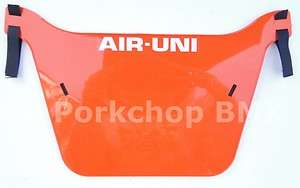 Air Uni old school BMX Number Plate from original 1980s molds 