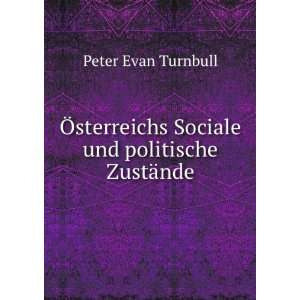   Sociale und politische ZustÃ¤nde Peter Evan Turnbull Books