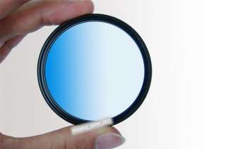 58mm Graduated blue Color Filter Lens Canon 18 55 Sigma  