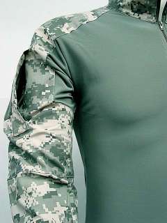 Combat Shirt&Pants Digital ACU Camo w/Elbow Knee Pad XL  