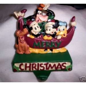  Mickey And Friends Cast Iron Stocking Holder: Everything 