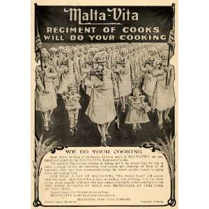  1903 Ad Malta Vita Cooking Food Healthy Extract Wheat 