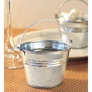 Bridal Shower / Wedding Favors  Miniature Galvanized Buckets (1   59 