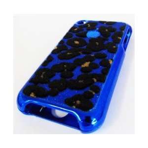  Apple Iphone 2g Original Blue Leopard Velvet Design Case 