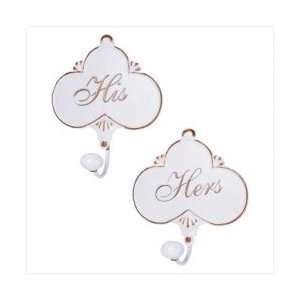 Shabby Chic His/Her Towel Hangers