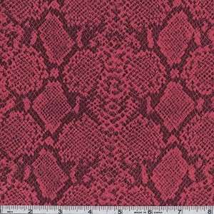   Wide Pleather Snakeskin Pink Fabric By The Yard: Arts, Crafts & Sewing