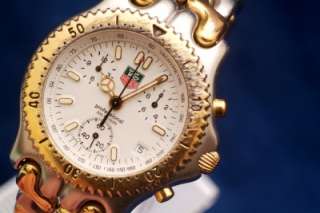 TAG Heuer SEL Chronograph Professional 200m Gold/SS/Good.Cond Mens 