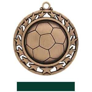  Hasty Awards Custom Soccer Medal 440S BRONZE MEDAL/HUNTER 