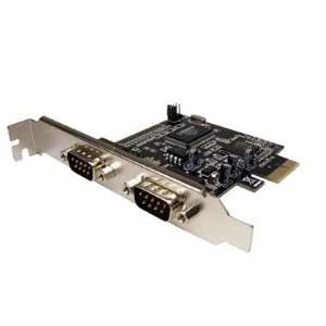  CABLES UNLIMITED 2 PORT SERIAL DB9 PCI EXPRESS CARD Wired 